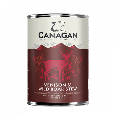 Canagan Venison & Wild Boar Stew Dog Can 400g - image 1