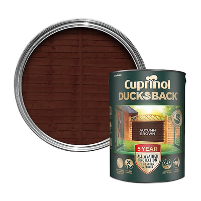 Cuprinol 5 Year Ducksback Autumn Brown 5L - image 2