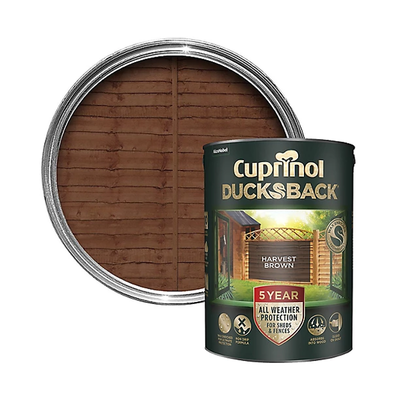 Cuprinol 5 Year Ducksback Harvest Brown 5L - image 2