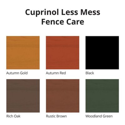 Cuprinol Less Mess Fence Care Autumn Gold 6L - image 2