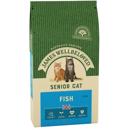 James Wellbeloved Fish Senior Cat Food 1.5kg