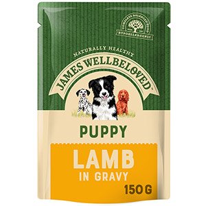James Wellbeloved Lamb Puppy Dog Pouch