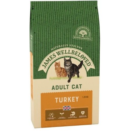 James Wellbeloved Turkey Adult Cat Food 1.5kg
