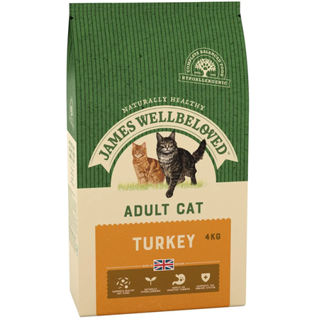 James Wellbeloved Turkey Adult Cat Food 4kg