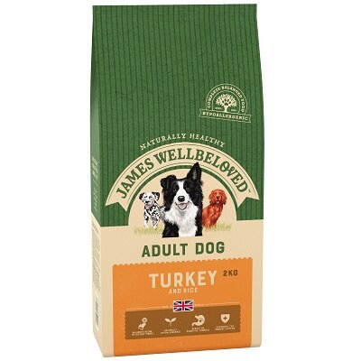 James Wellbeloved Turkey Adult Dog Food 2kg