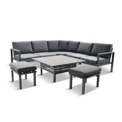 LG Outdoor Turin Large Modular Dining Set with Adjustable Table - image 2