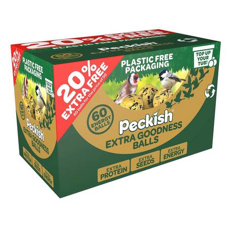 Peckish Extra Goodness Energy Ball 50 (+20% Free) - image 1