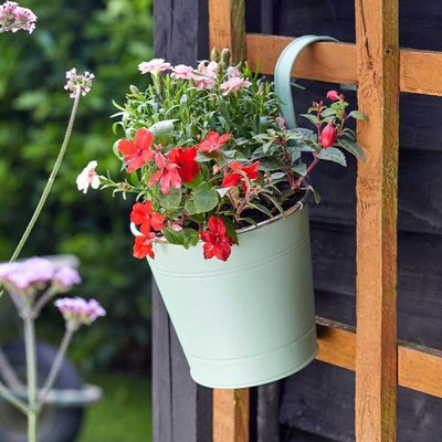 Smart Garden 6” Fence & Balcony Hanging Pot - Sage - image 2
