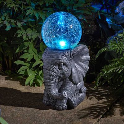 Smart Garden Solar Elephant Orb - image 1