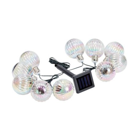 Smart Garden Solar Firefly Opal Orb String Lights - Set of 10 - image 2