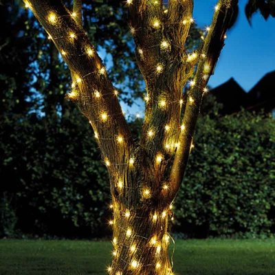 Smart Garden Solar Firefly String Lights - 100 Warm White LEDs - image 2