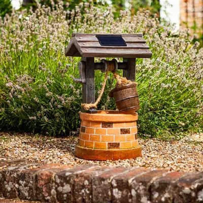 Smart Garden Wishing Well Solar Water Feature - image 1