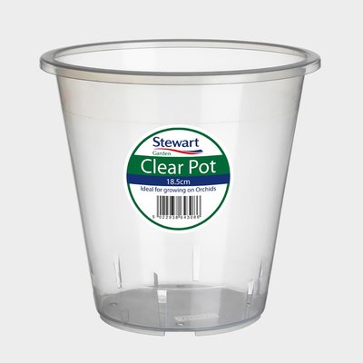 Stewart 18.5cm Clear Pot