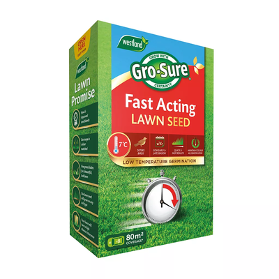 Westland Gro-Sure Fast Acting Lawn Seed 80m2 - image 1