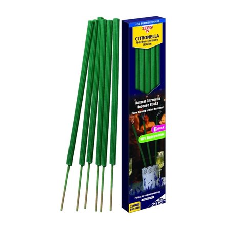 Zero In Citronella Garden Incense Sticks (6 Pack)