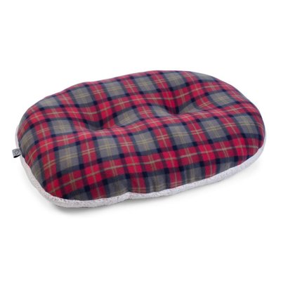 Zoon Check Oval Cushion - Large